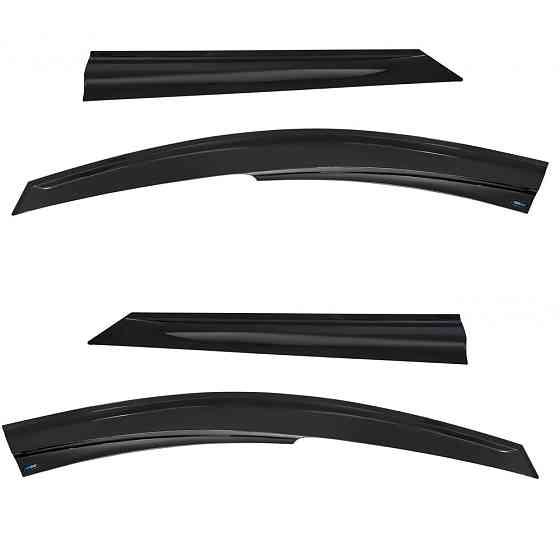 Дефлекторы окон (ветровики) Renault Logan 2005-2012, 4шт, SunPlex, седан, на скотче Киев