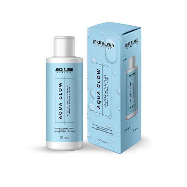 Зволожувальний тонер для обличчя з гіалуроновою кислотою Aqua Glow Joko Blend 150 мл Вінниця - фото 1