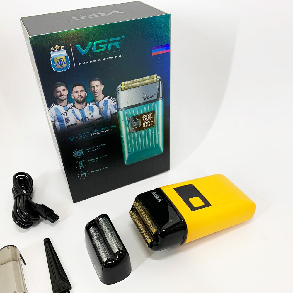 Електрична бритва джемей акумуляторна VGR, Професійна бритва для чоловіків, Електробритва для бороди VO-46 Київ - фото 8