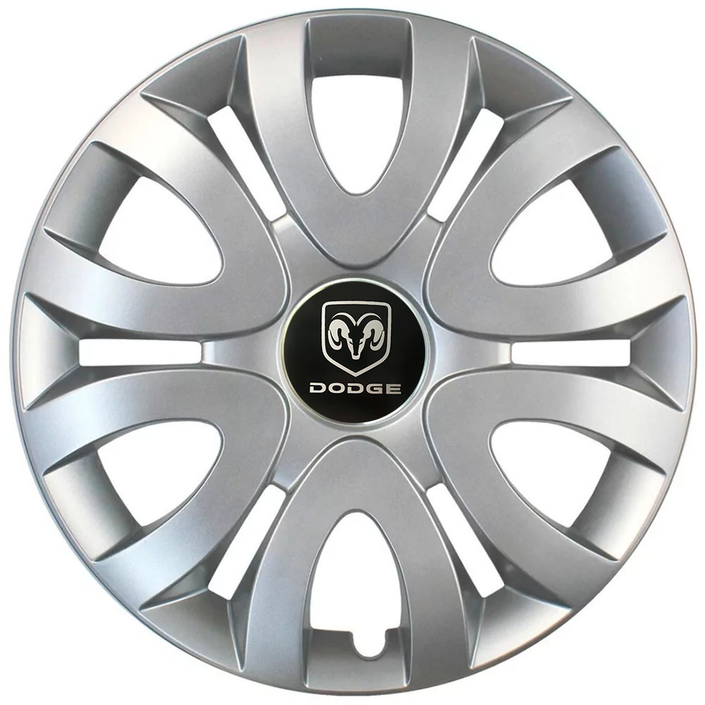 Автомобильные модельные колпаки R15 Dodge 330 4шт, SJS, серебряные Киев - изображение 1