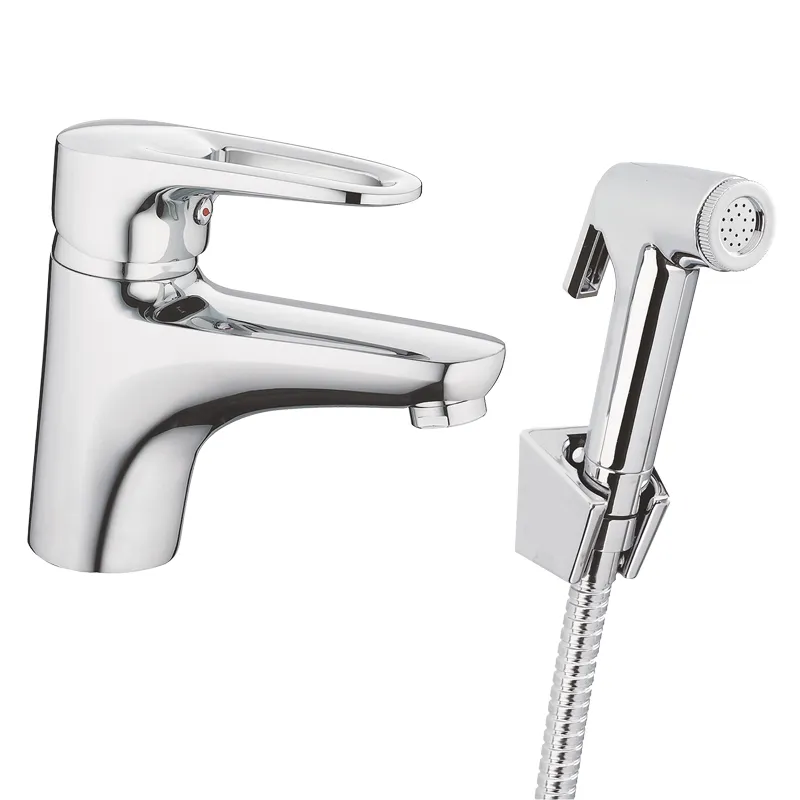 Смеситель для умывальника Haiba Opus 001 с выходом для гигиенической лейки HB0682 Харьков - изображение 1