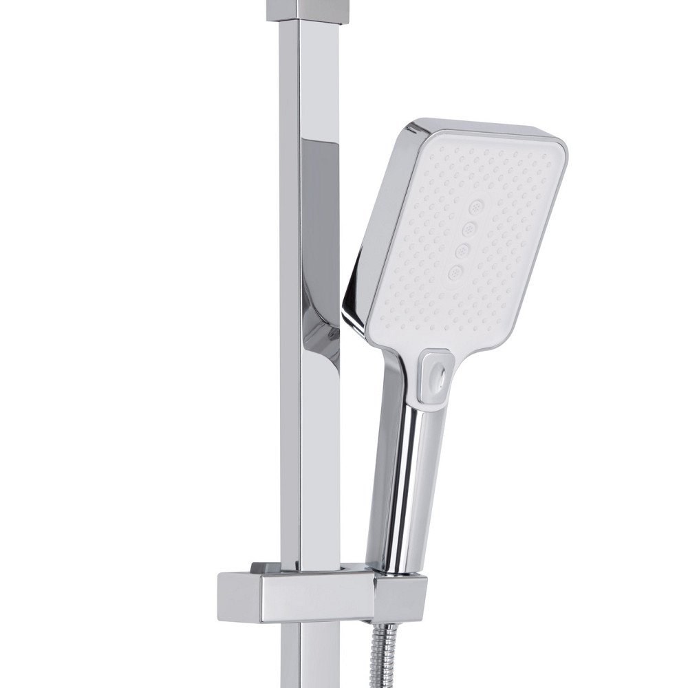 Душова система універсальна Qtap Swan Cascada на три споживачі (з виливом) QTSWA111CRW45570 Chrome/White Київ - фото 15