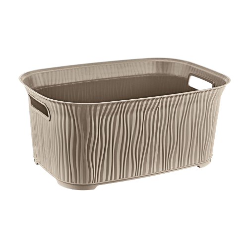WAVY кошик для чистої білизни 26л (1) (X-21-лате (sand beige)) Житомир - фото 1