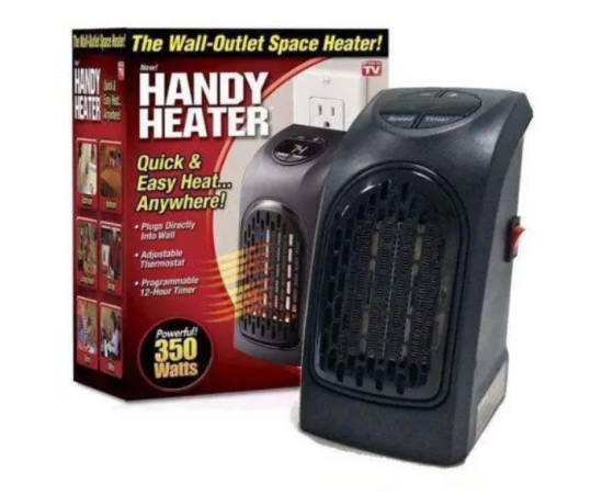 Тепловентилятор мини в розетку Handy Heater 400Вт портативный электрообогреватель комнатный 4445 Киев