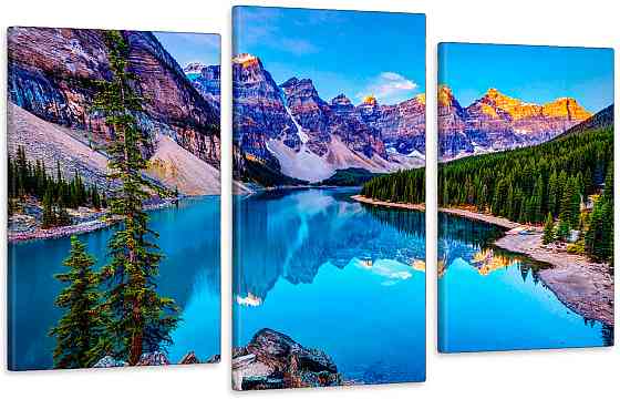 Модульна картина у вітальню/ спальню  Гірський пейзаж   Art-552_3 Київ