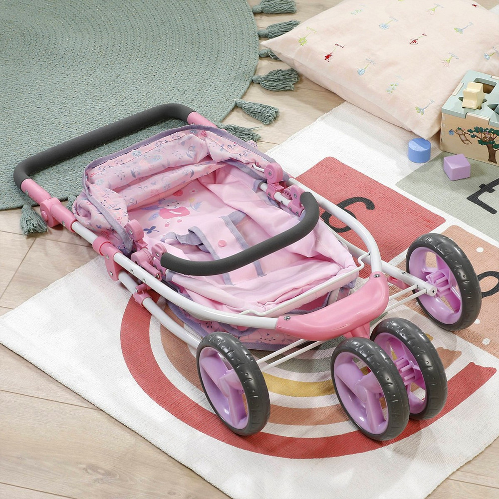 Триколісний візочок для ляльки Baby Born – Квітковий стиль Делюкс (складний) Днепр - изображение 4