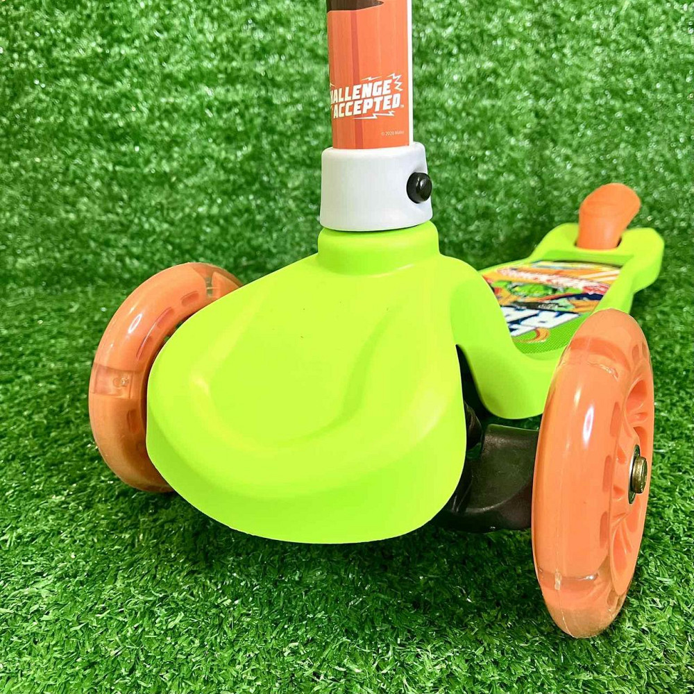 Самокат триколісний Hot Wheels з підсвічуванням коліс Салатовий (LS2115) Чернігів - фото 9