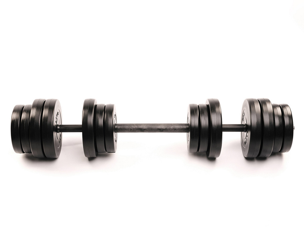 Гантелі Elitum 2х31кг + подовжувач грифа для штанги Київ - фото 4