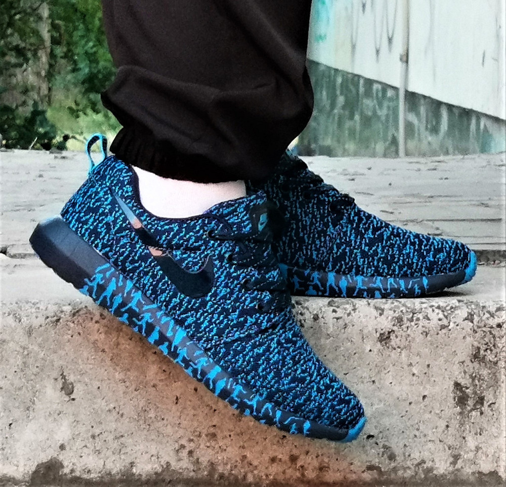 Кросівки Nike Сині Чоловічі Найк Блакитні Ткани (розміри: 41,42,43,44,45) Дніпро - фото 9