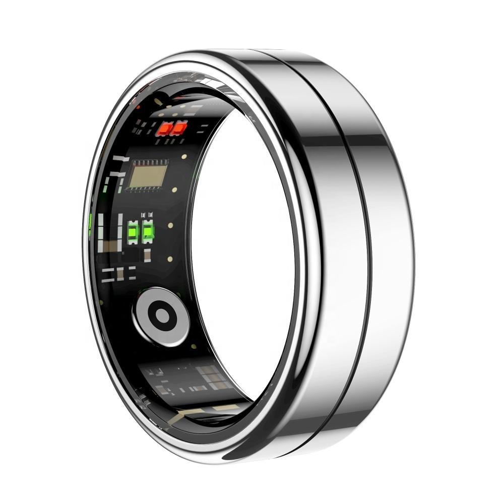 Розумне кільце R04 Smart Ring, моніторинг серцевого ритму, SpO2, сон, HRV, 5ATM, Bluetooth, QRing App Київ - фото 1