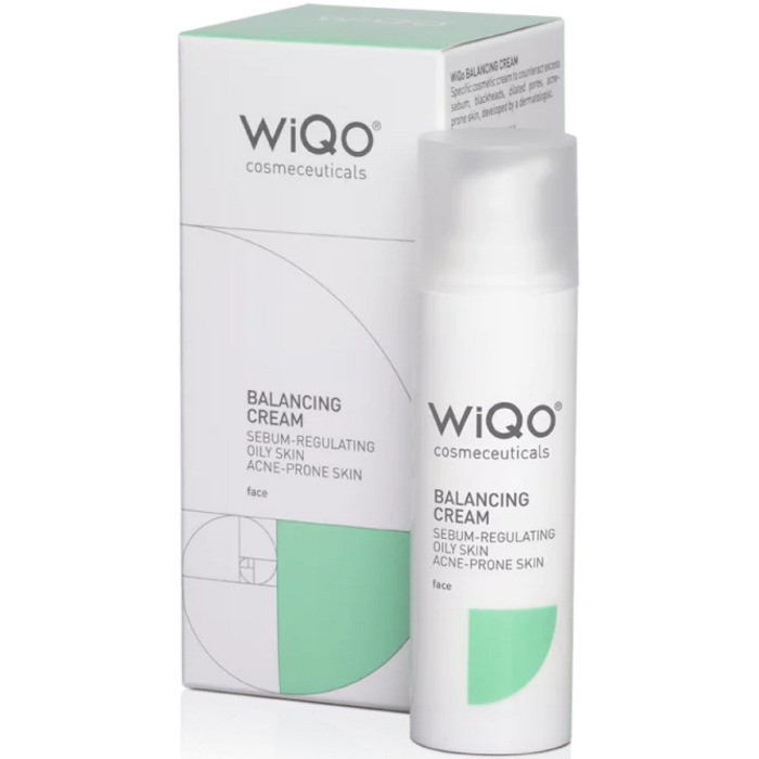 Балансуючий Крем-Себорегулятор для Жирної та Схильної до Висипів Шкіри Wiqo Balancing Cream 30 мл Дніпро - фото 1
