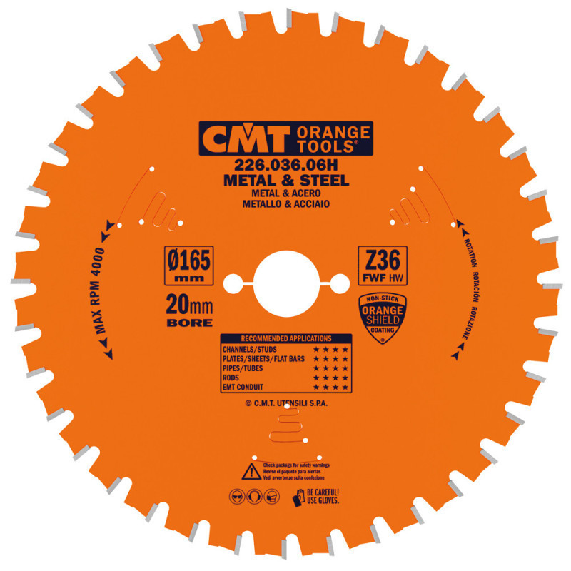 Пиляльний диск по металу CMT 165x20x36z K1.5/1.2 (226.036.06H) Одесса - изображение 1