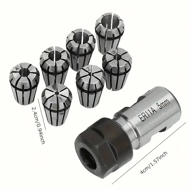 Набор цанг ER11 для инструмента в ЧПУ (13 шт) Киев - изображение 7