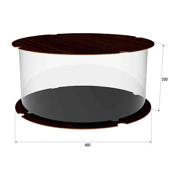 Коробка для тортів, квітів та подарунків EKOSTAR 400х200 Київ