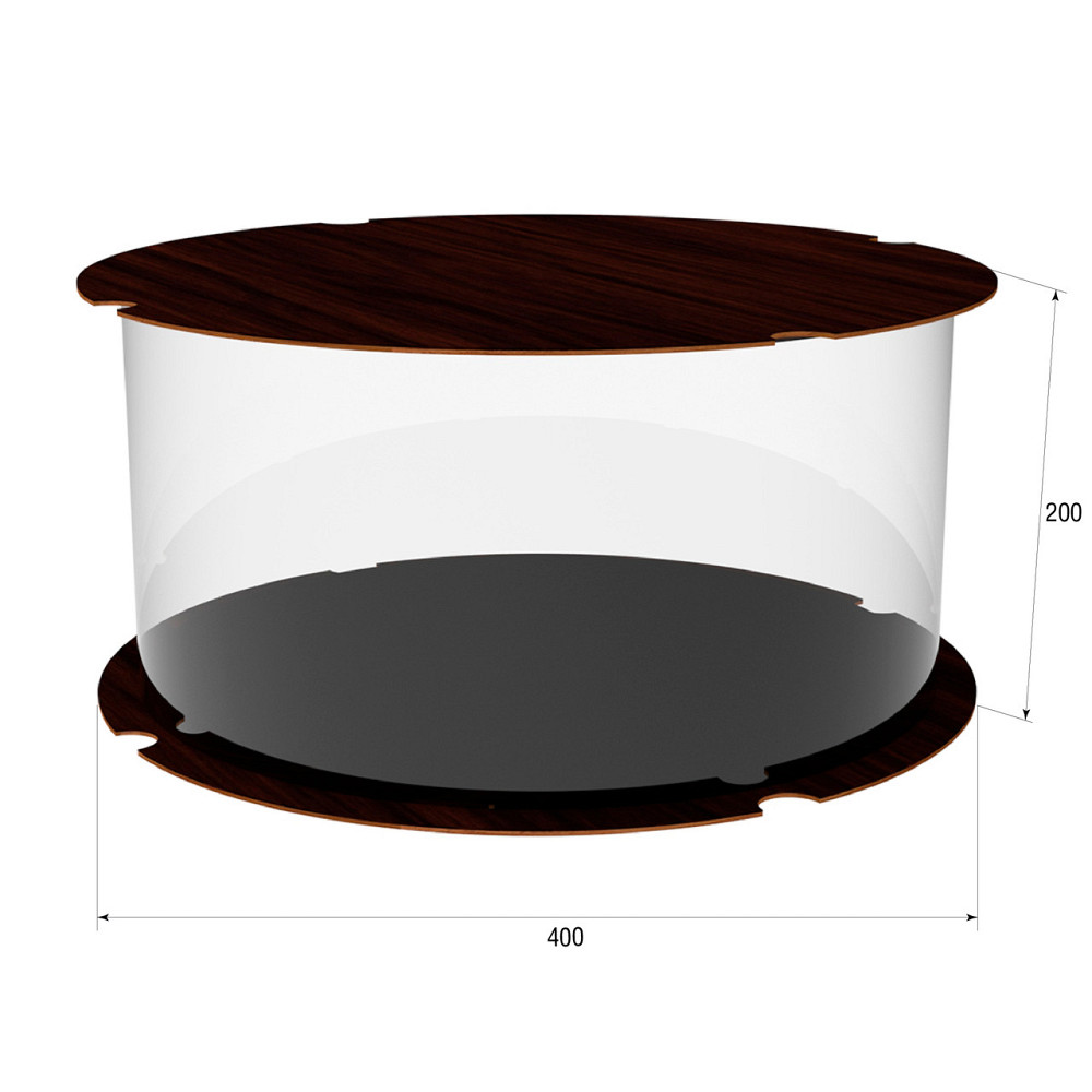 Коробка для тортів, квітів та подарунків EKOSTAR 400х200 Київ - фото 2