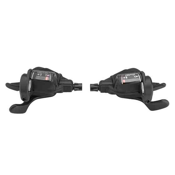 Манетки MicroSHIFT Mezzo 3x8s (пара) с индикатором, тросики L2140/1700 Львов