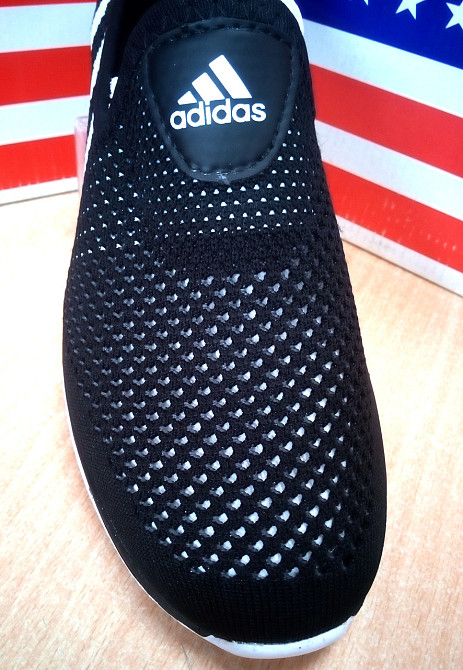 Женские Adidas Summer Liteчерные с белым Киев - изображение 7