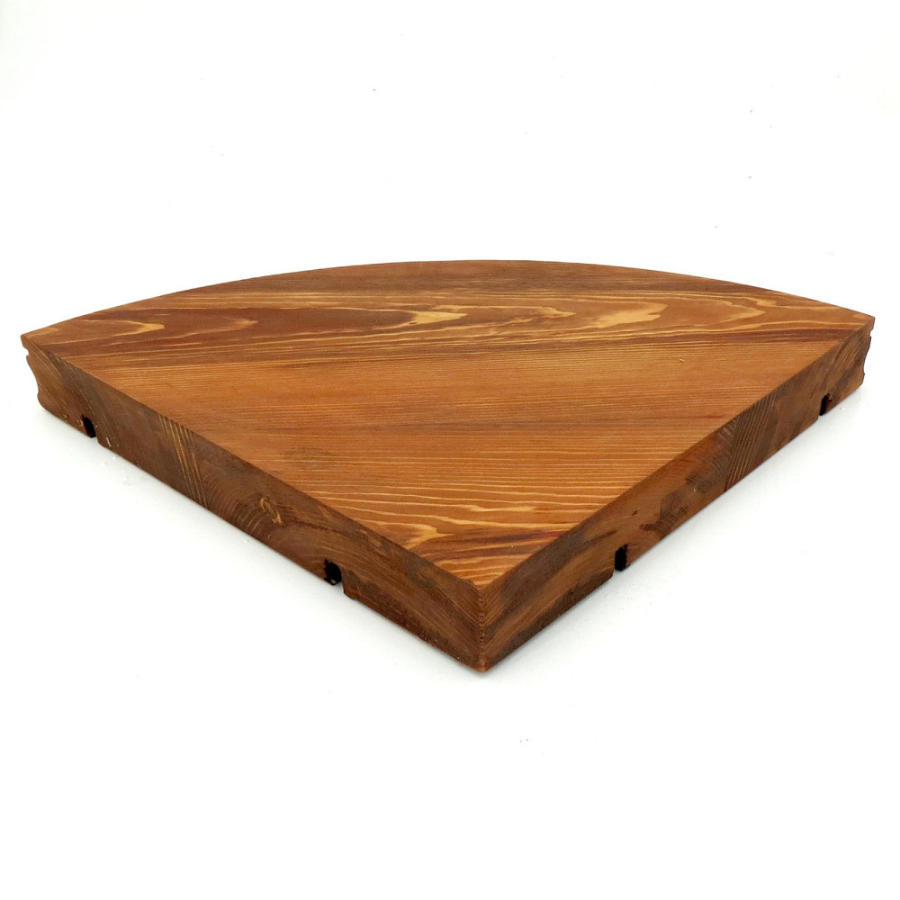 Угловая настенная полка 