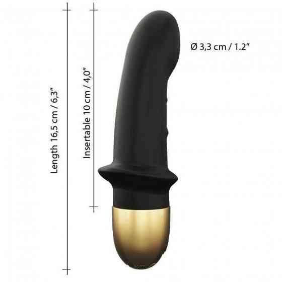 Вібратор Dorcel Mini Lover Black 2.0 перезаряджуваний, для точки G і масажу простати Sex Aura Київ