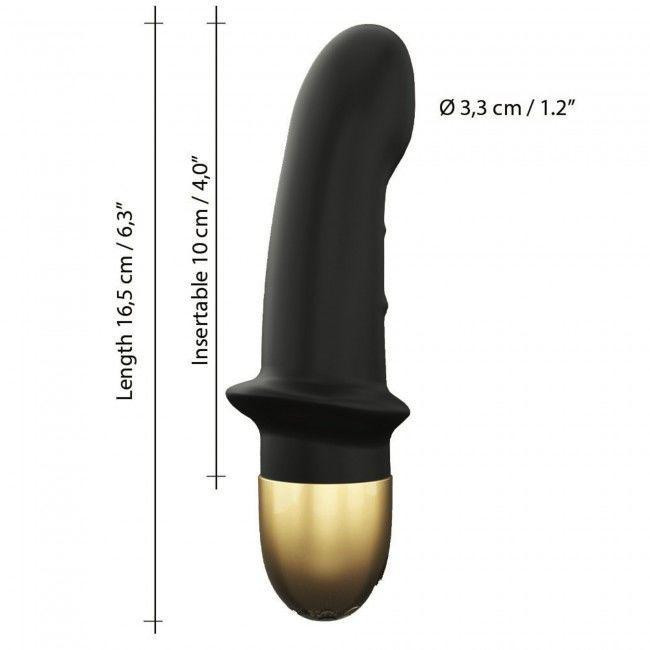 Вібратор Dorcel Mini Lover Black 2.0 перезаряджуваний, для точки G і масажу простати Sex Aura Київ - фото 5