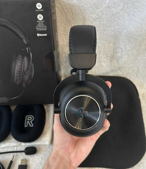 Топовые беспроводные наушники Logitech G Pro X 2 Lightspeed Black Киев - изображение 1