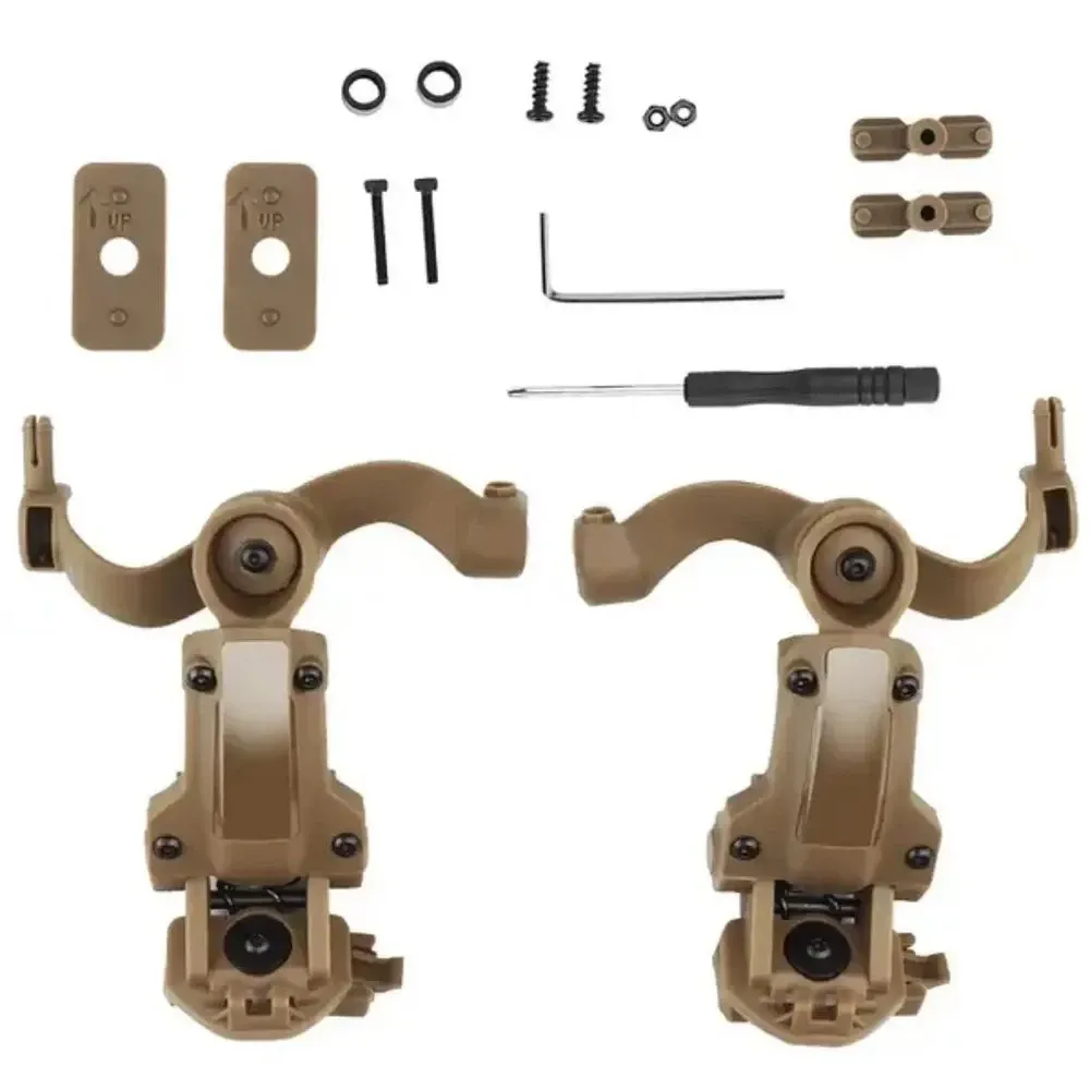 Активні захисні навушники Earmor M32H MARK3 ARC (CB) Coyote Brown з гарнітурою та кріпленням на шолом (96-00062) Киев - изображение 5