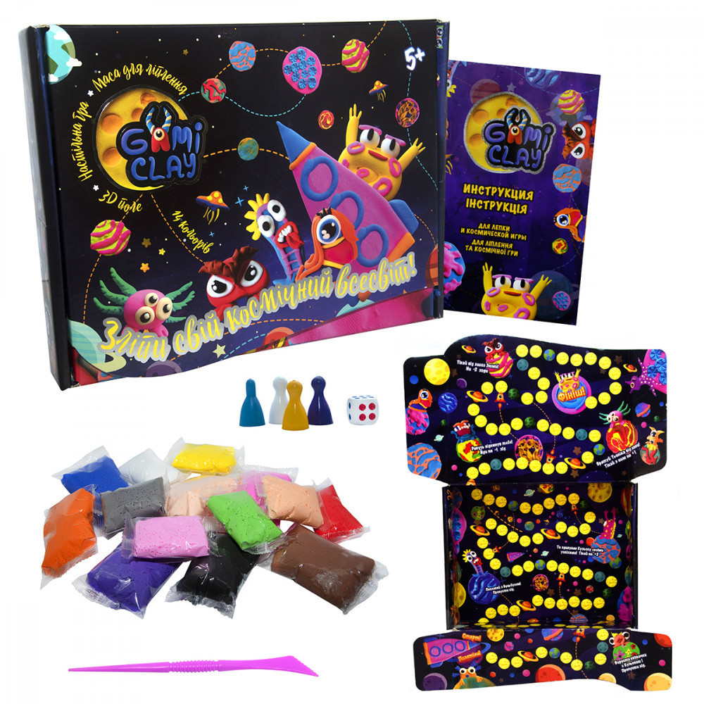 Набір для творчості 71505 (укр) "Gumi Clay", в кор-ці 30-23-6,8см, шт Київ - фото 1