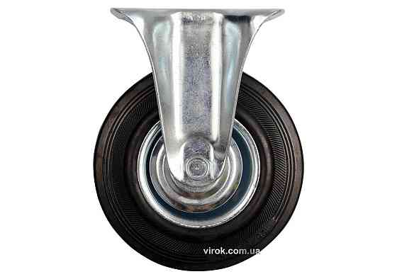 Колесо до візка Ø= 75 мм, b= 23 мм VOREL зі штивною опорою; h= 97 мм, навантаж.- 40 кг [60] Одесса