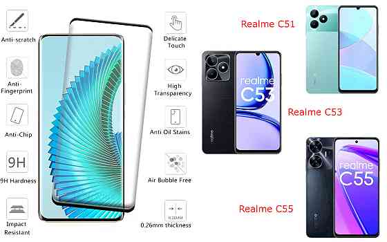 Захисне скло HyperGlass Pro для Realme C51, Realme C53, realme C55 – максимальна чутливість та захист Київ
