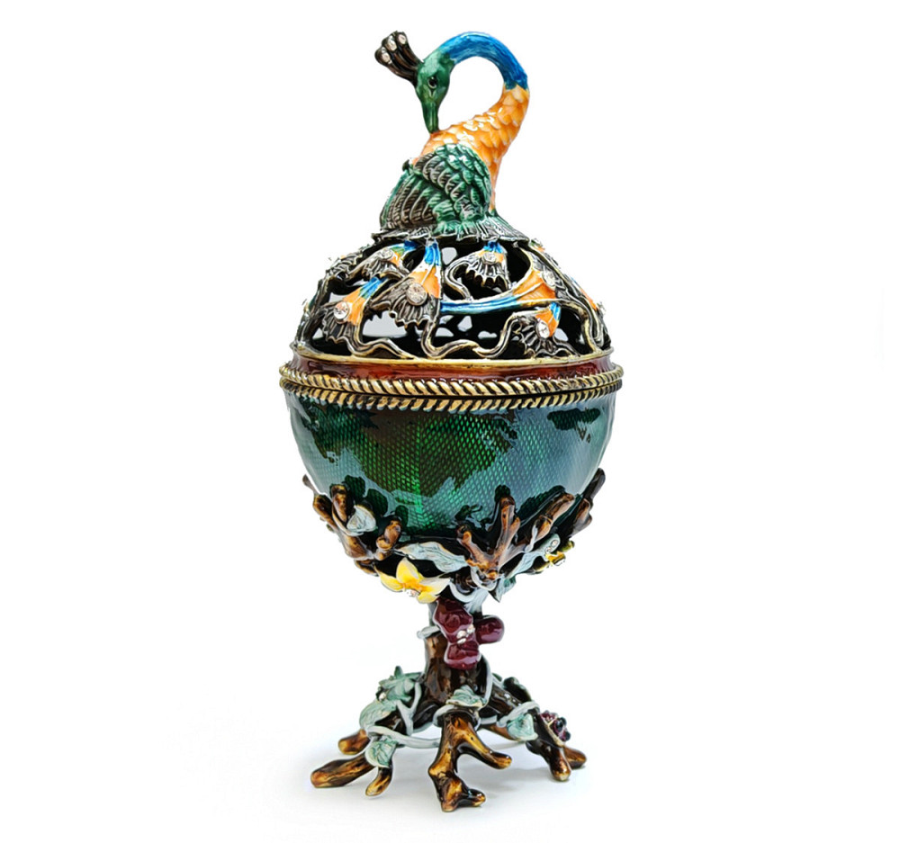 Шкатулка сувенирная со стразами Павлин Киев - изображение 1