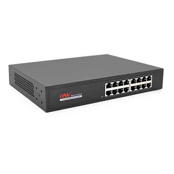 Коммутатор Gigabit Ethernet ONV-H3016 в металлическом корпусе, 16*1000Мб портов, 270х181х44 мм Киев