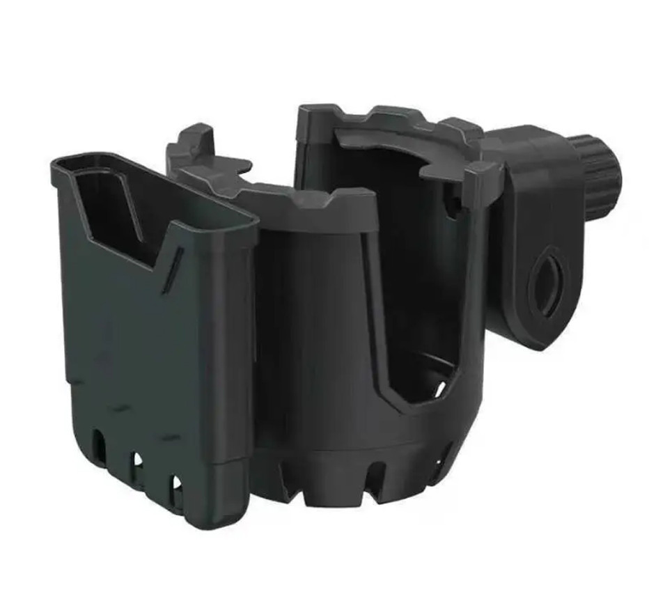 Підстаканник для велосипеда/коляски з утримувачем телефону, поворот на 360° Чорний Бровари - фото 3