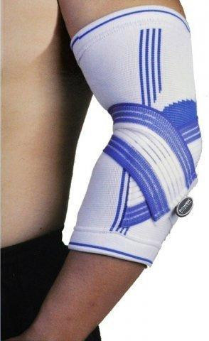 Налокітник Power System PS-6007 Elbow Support Pro White/Blue (1шт.) L/XL Луцк - изображение 3