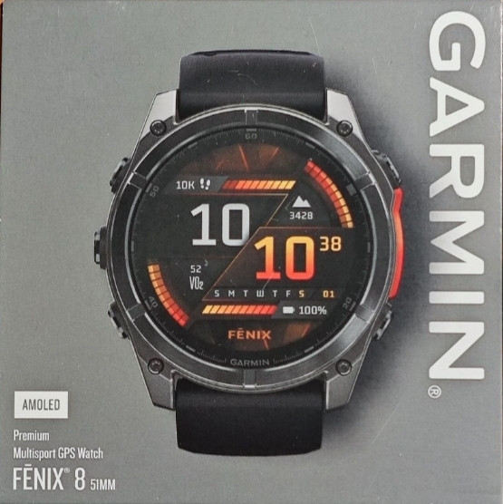 Смарт -Часы Garmin Fenix 8 51mm. AMOLED , Steel , Black 010-02905-00. Киев - изображение 7