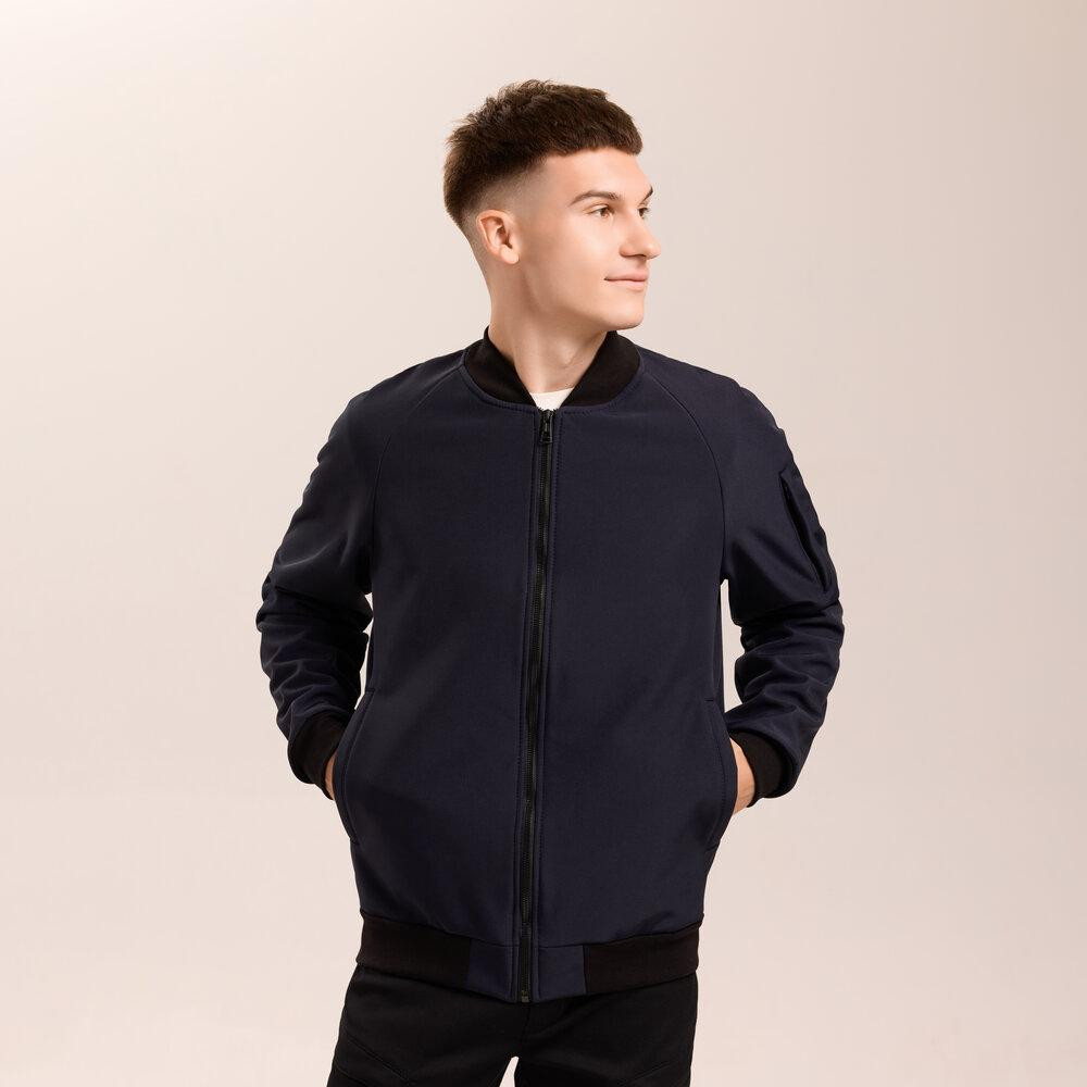 Бомбер Pobedov Thunder Темно-синій XL OWbb3 167XLdb Київ - фото 3