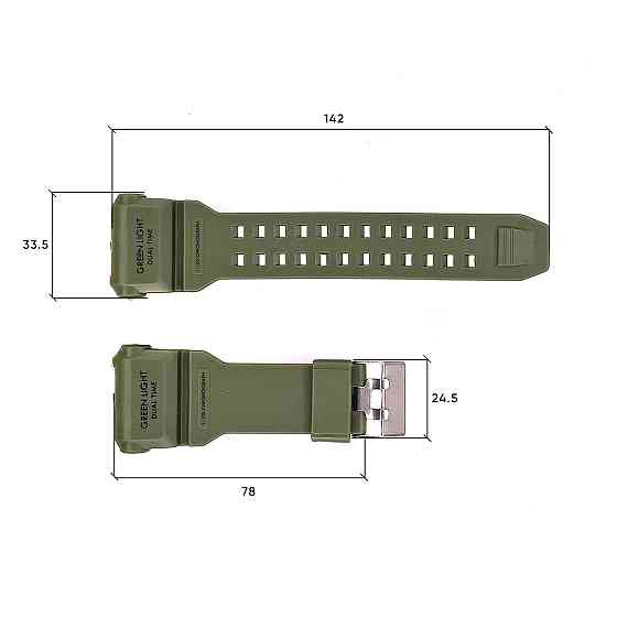 Ремешок для часов Skmei 1968AG Army Green SBR Киев