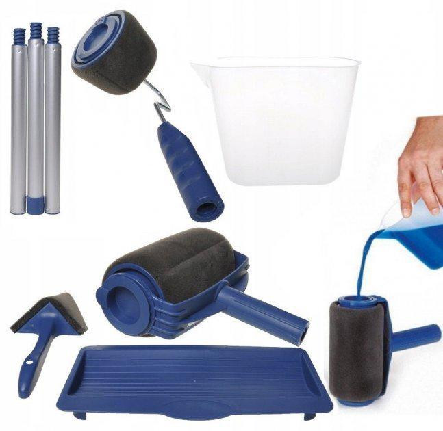 Набір для фарбування Paint Roller 5 в 1 ( валик+пензлик, кутова щітка,піднос для фарби,лоток 1л) Одеса - фото 4