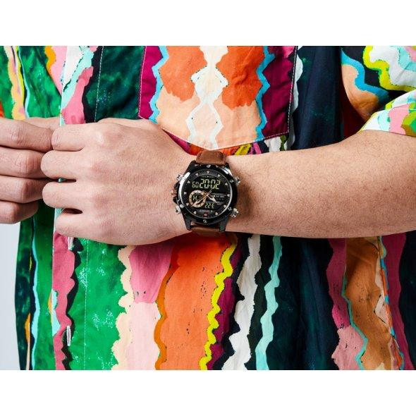 Тактичний водостійкий кварцовий годинник Naviforce Pride black Вінниця - фото 7