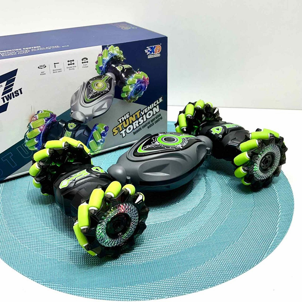 Машина трюкова Xuda Toys перевертень всюдихід на радіокеруванні Зелена ( 3688-G103A) Чернігів - фото 6