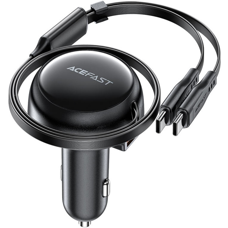 Автозарядка 3xUSB 53W (2xUSB-C+USB-A) + cable USB-C 2in1 B13 Acefast Винница - изображение 1