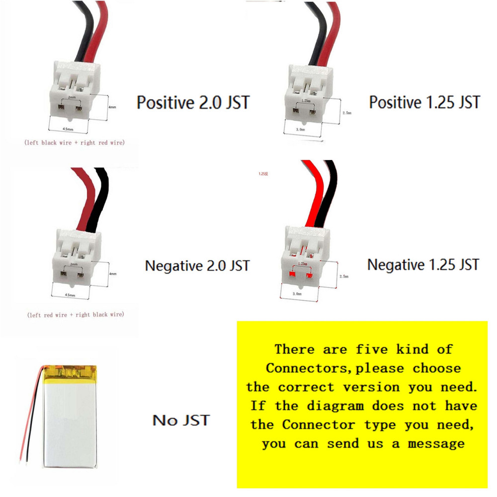 Аккумулятор 3.7В 500мАч для RC и портативных устройств Киев - изображение 8