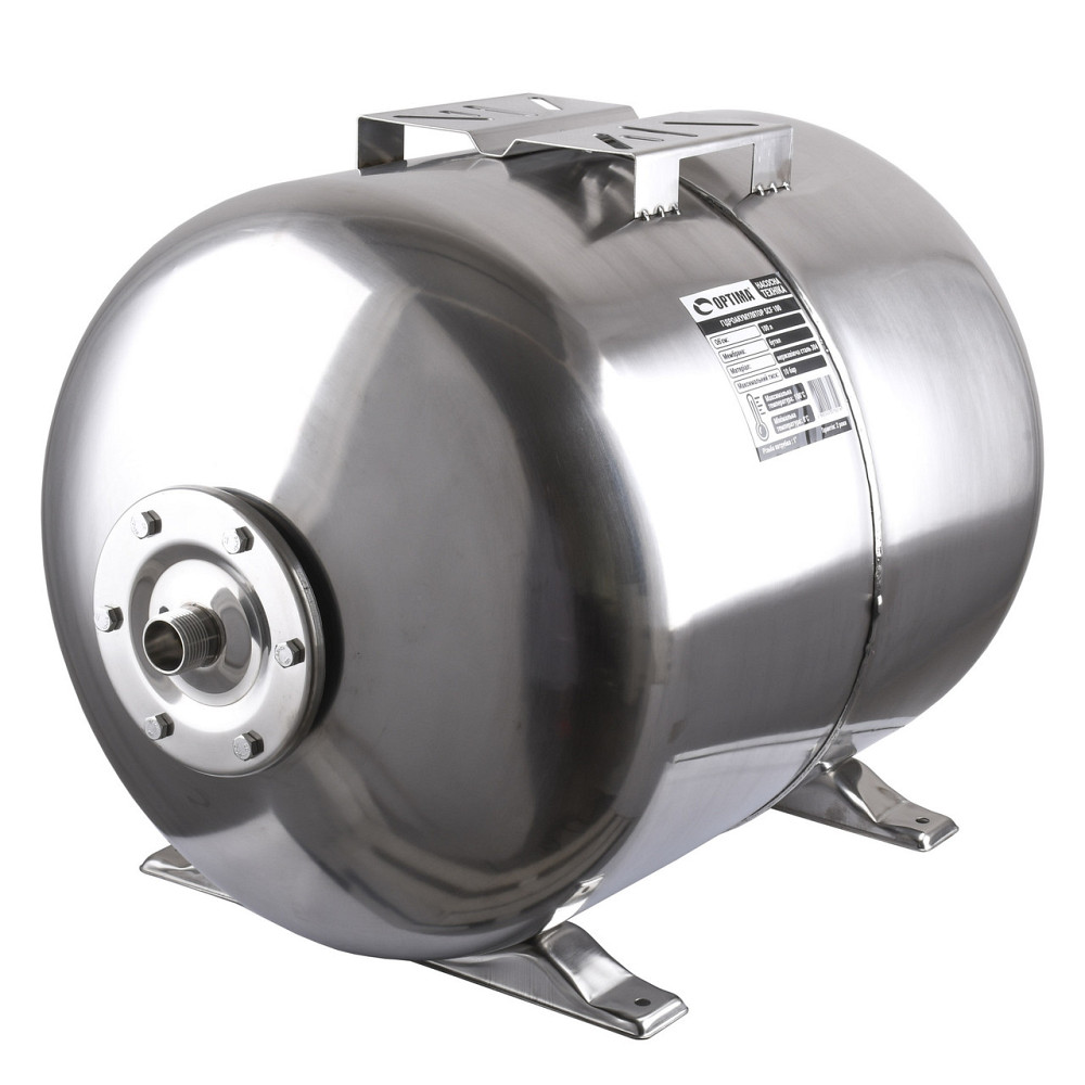 Гидроаккумулятор 100л OPTIMA 10bar гор. нержавейка (000027821) Киев - изображение 1