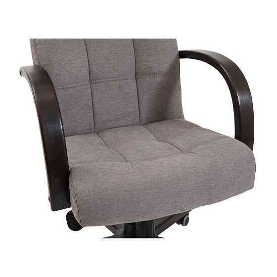 Офисное Кресло Руководителя Virginia М3 MultiBlock Wood Misty Серый Киев