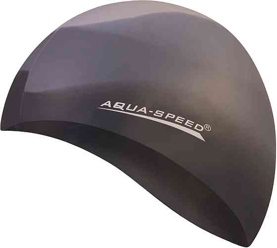 Шапочка для плавания Aqua Speed BUNT113 (grey) Вишнёвое
