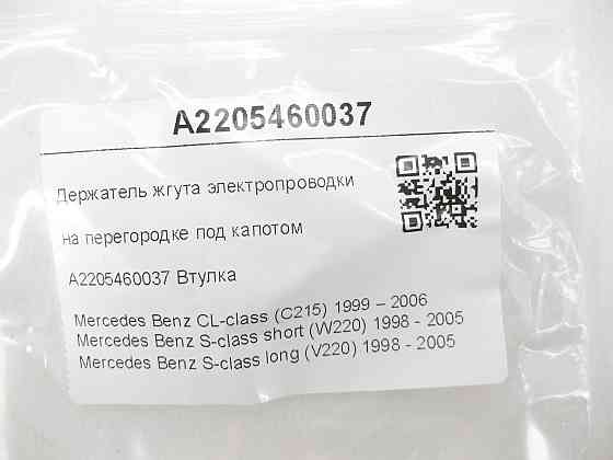 Mercedes-Benz  A2205460037 Утримувач джгута електропроводки на перегородці під капотом CL C215 S-class short W220 S-class long V220 Одеса