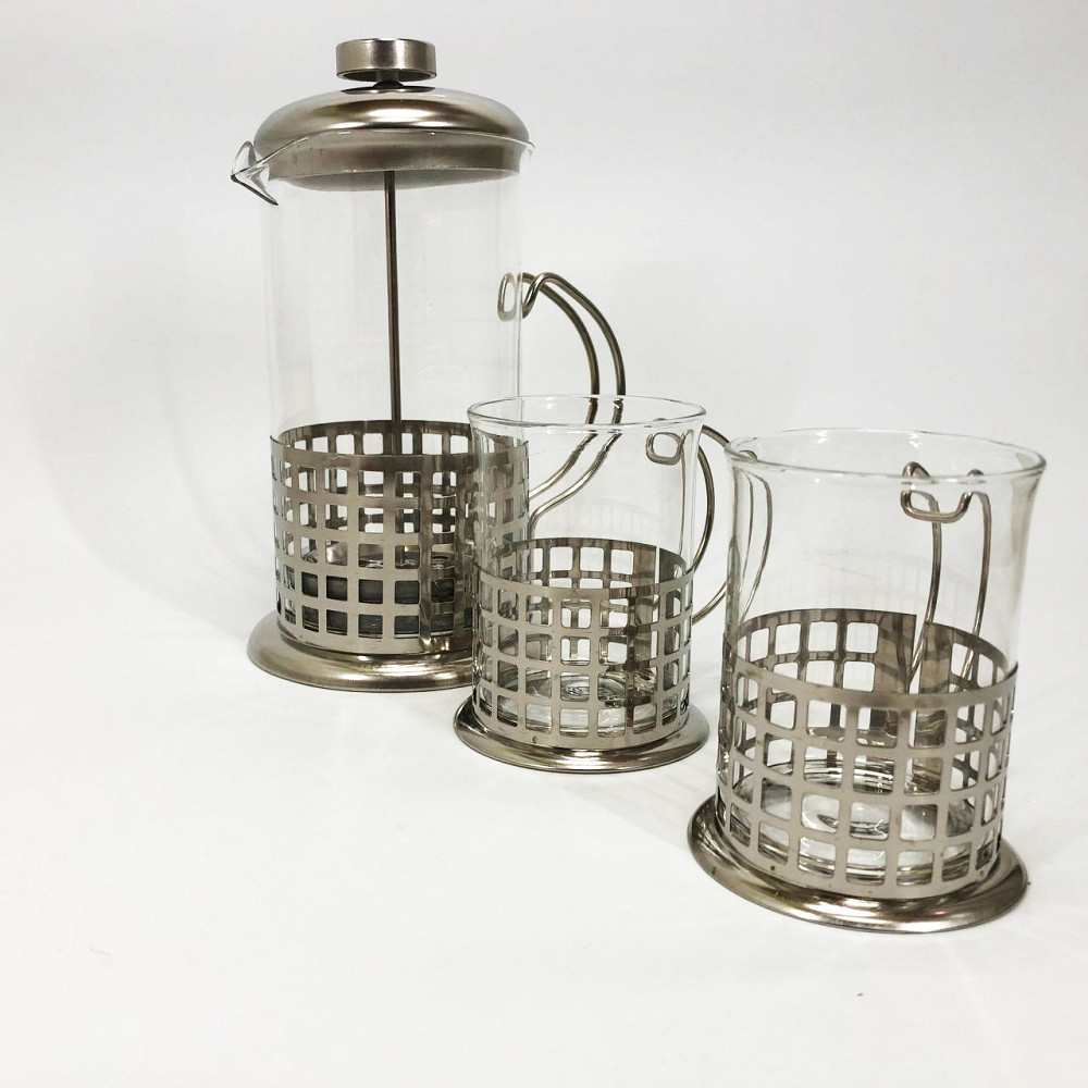 Чайник заварочный френч пресс UNIQUE UN-1155 0.6 л, Чайники для заварки, Домашний френч-пресс JR-71 Львов - изображение 5