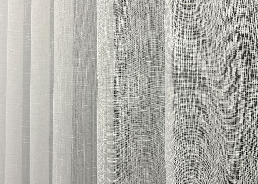 Тюль VR-Textil 876т Льон Бежевий 200х200 см (43-356) Київ - фото 5