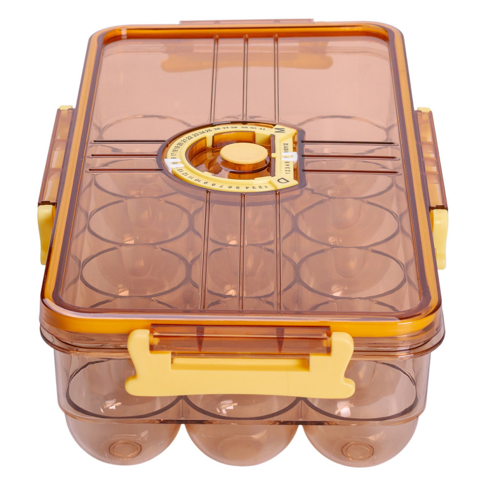 Лоток для яиц пластиковый на 18 ячеек 32.5х18х8 см Коричневый HP-27-1 Киев - изображение 9