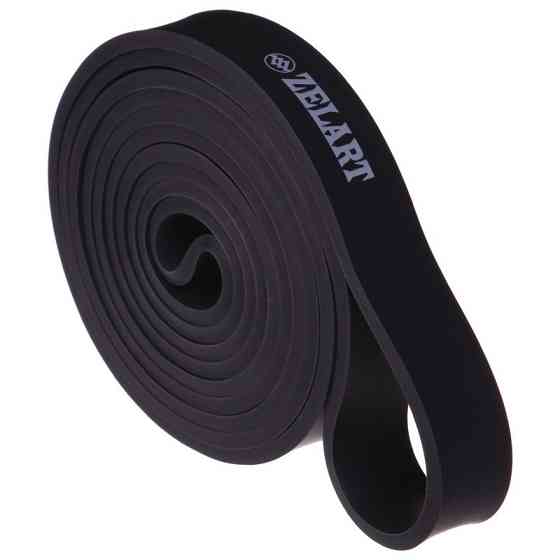 Резина петля для подтягиваний и тренировок лента силовая Zelart-3917-BK Киев