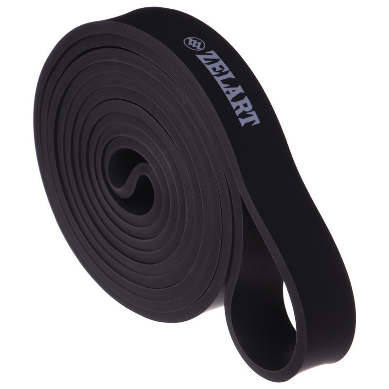 Гума-петля для підтягувань і тренувань стрічка силова Zelart-3917-BK Київ - фото 1